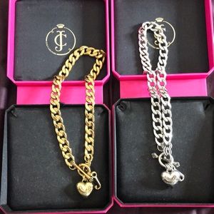 TWO Juicy Couture Charm Necklaces